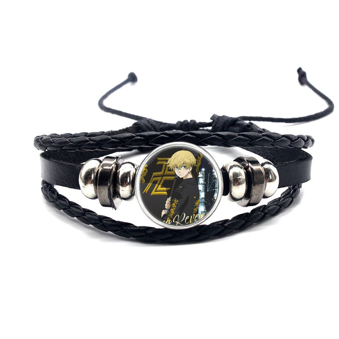 Wholesale cowhide cartoon adjustable bracelet bracelet MOQ≥2 (M) JDC-BT-YanY010