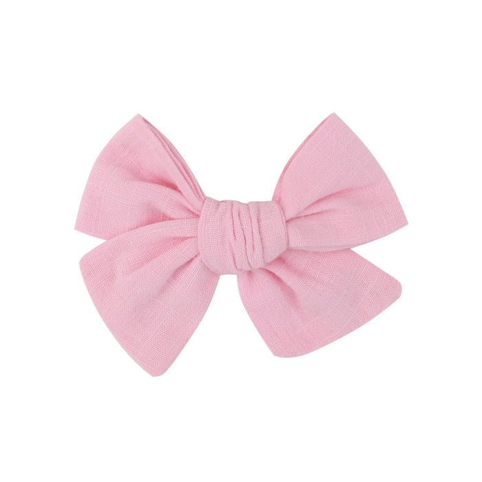 Jewelry WholesaleWholesale Children's Bow Pure Cotton Hair Clip JDC-HC-YL069 Hair Clips 雅伦 %variant_option1% %variant_option2% %variant_option3%  Factory Price JoyasDeChina Joyas De China