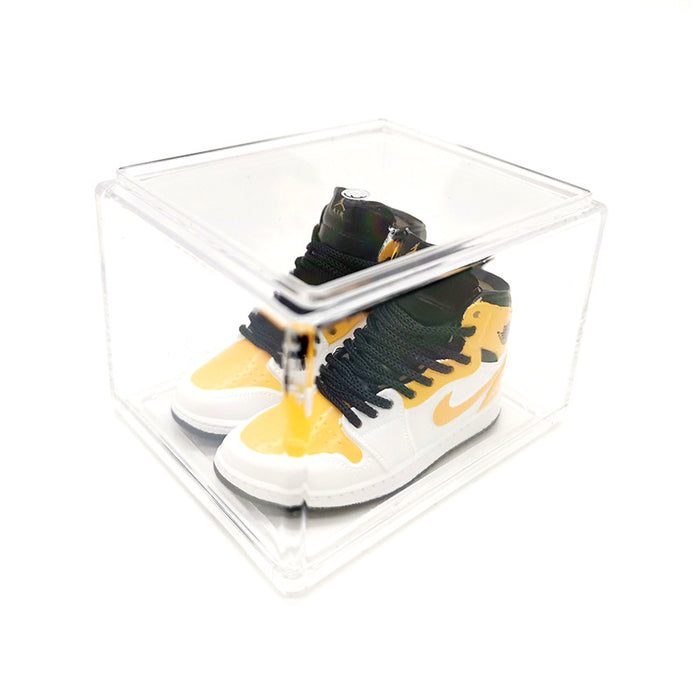 Wholesale Enamel Sneakers Plastic Transparent Box Keychains Ornaments JDC-KC-TuoH008