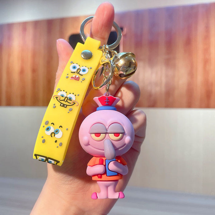 Wholesale Keychain PVC Soft Adhesive Cute Cartoon Doll Keychain (M) JDC-KC-JG273