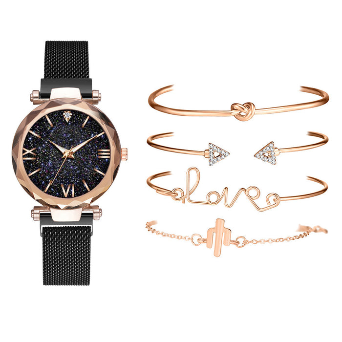 Jewelry WholesaleWholesale Alloy Quartz Ladies Watch Set JDC-WH-Qimiao006 Watch 祈妙 %variant_option1% %variant_option2% %variant_option3%  Factory Price JoyasDeChina Joyas De China