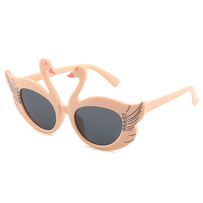 Jewelry WholesaleWholesale children's cartoon Swan UV Sunglasses JDC-SG-KaiX007 Sunglasses 凯祥 %variant_option1% %variant_option2% %variant_option3%  Factory Price JoyasDeChina Joyas De China