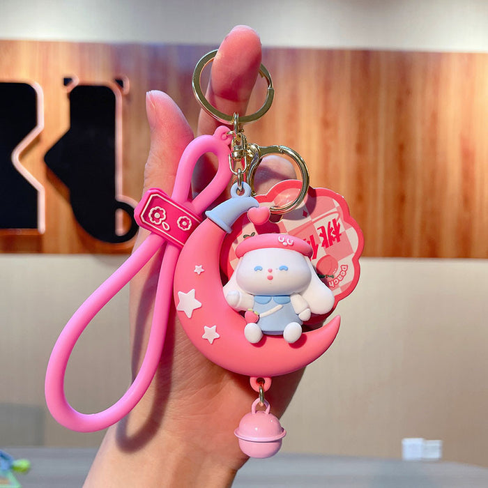 Wholesale Keychain PVC Cartoon Cute Pendant Doll Ornament JDC-KC-JG248