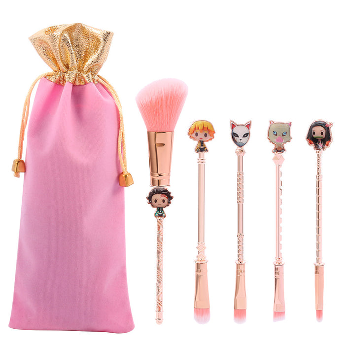 Jewelry WholesaleWholesale Metal Cartoon Makeup Brush Set (M) MOQ≥3 JDC-MB-GYu012 Makeup Brush 光遇 %variant_option1% %variant_option2% %variant_option3%  Factory Price JoyasDeChina Joyas De China