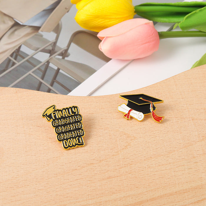 Wholesale Graduation Season Metal Memorial Balee Planted Classed Clason Breast JDC-BC-QiH002