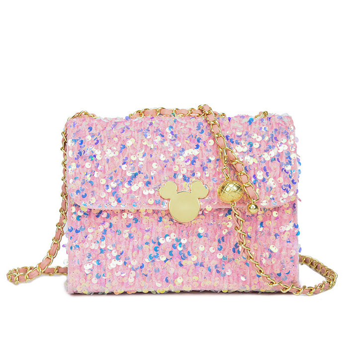 Wholesale PU Sequin One Shoulder Crossbody Square Bag (M) JDC-SD-Yaos001