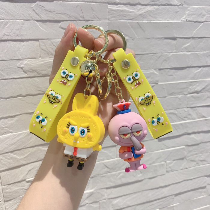 Wholesale Keychains For Backpacks cartoon doll pendant pvc soft rubber car cute pendant (M) MOQ≥2 JDC-KC-Aolong027