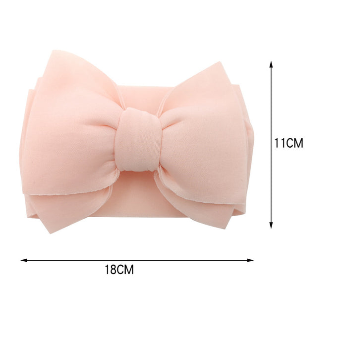 Wholesale baby soft and skin friendly space cotton bow sweatband MOQ≥10 JDC-HD-AMSR002