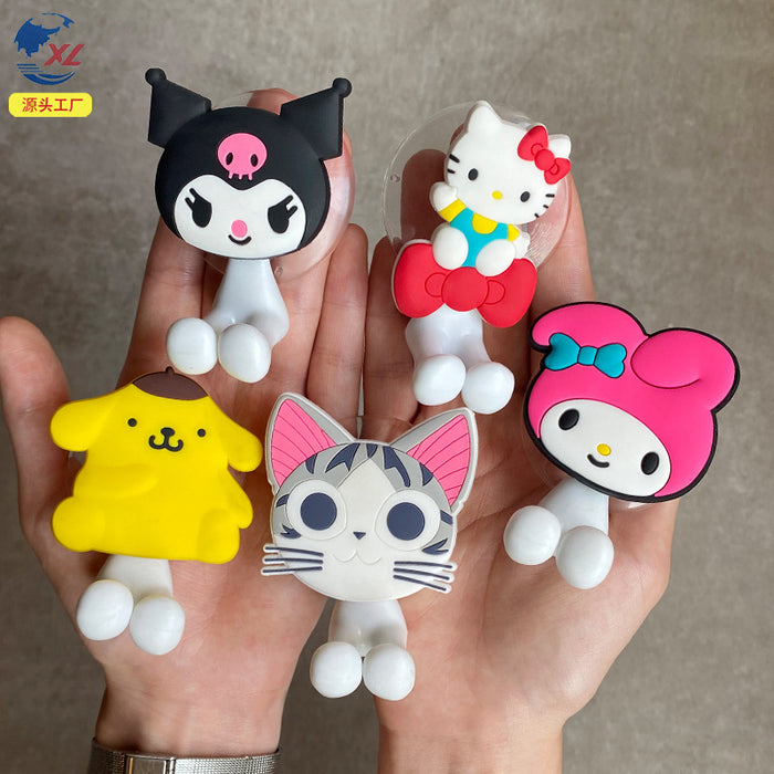 Wholesale Toothbrush Holder PVC Cute Cartoon Kitten Punch Free MOQ≥2 (S) JDC-THR-ZhiL001