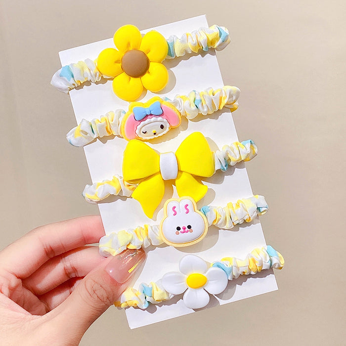 Wholesale cloth cartoon cute large intestine hair rope JDC-HS-RXi005