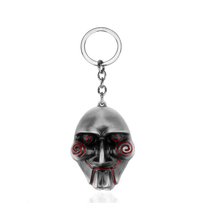 Wholesale Keychains For Backpacks chainsaw fright mask keychain alloy pendant JDC-KC-AWen021