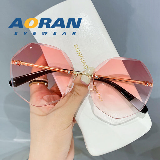 Jewelry WholesaleWholesale frameless sunscreen thin anti ultraviolet Sunglasses JDC-SG-AoR004 Sunglasses 奥然 %variant_option1% %variant_option2% %variant_option3%  Factory Price JoyasDeChina Joyas De China