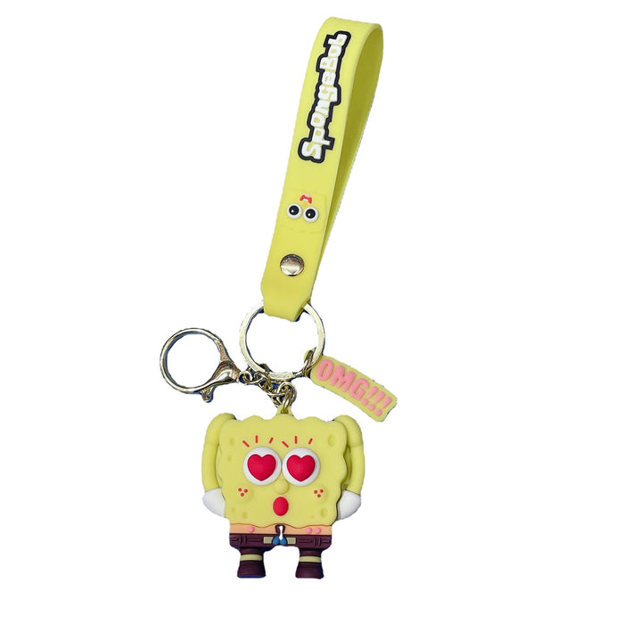 Wholesale Cartoon Soft Rubber Alloy Cute Keychain (M) MOQ≥2 JDC-KC-JuShu002