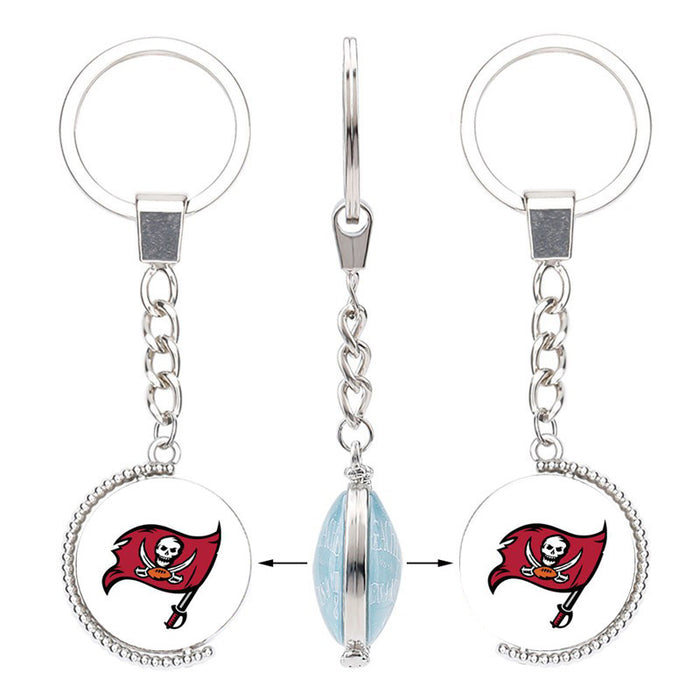 Wholesale NFL Team Football Alloy Keychain MOQ≥5 JDC-KC-MiaoY010