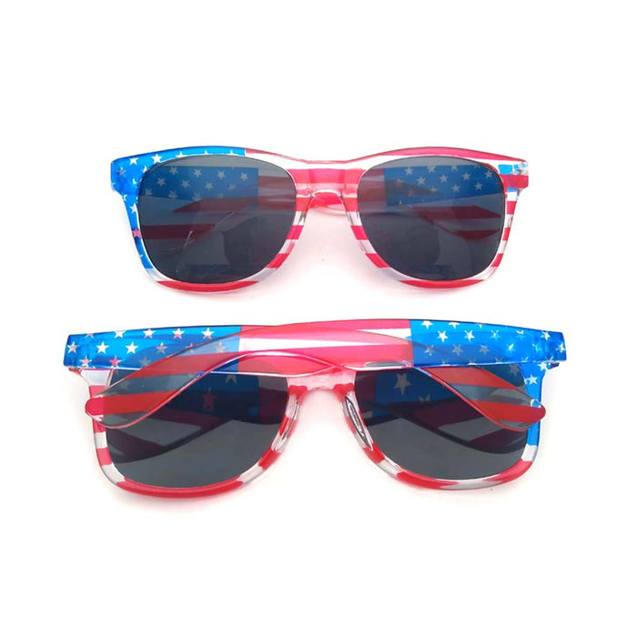 Wholesale 4th of July Independence Day Flag Sunglasses Gift Flag Glasses JDC-SG-ZhuoW001