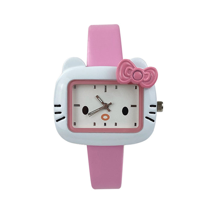 Jewelry WholesaleWholesale Children's Cartoon Faux Leather Electronic Quartz Watch JDC-WH-Qiqi005 Watch 琪琪 %variant_option1% %variant_option2% %variant_option3%  Factory Price JoyasDeChina Joyas De China