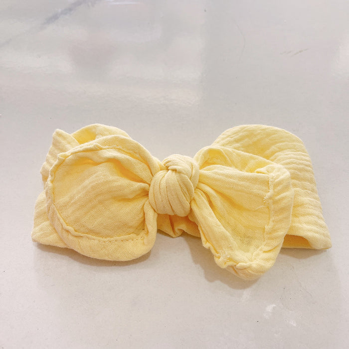 Wholesale Headband Gauze Kids Knotted Stretch Big Butterfly JDC-HD-DanN003