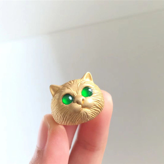 Wholesale ring cat niche design single ring cute style personality index finger ring opening adjustable JDC-RS-BJi004