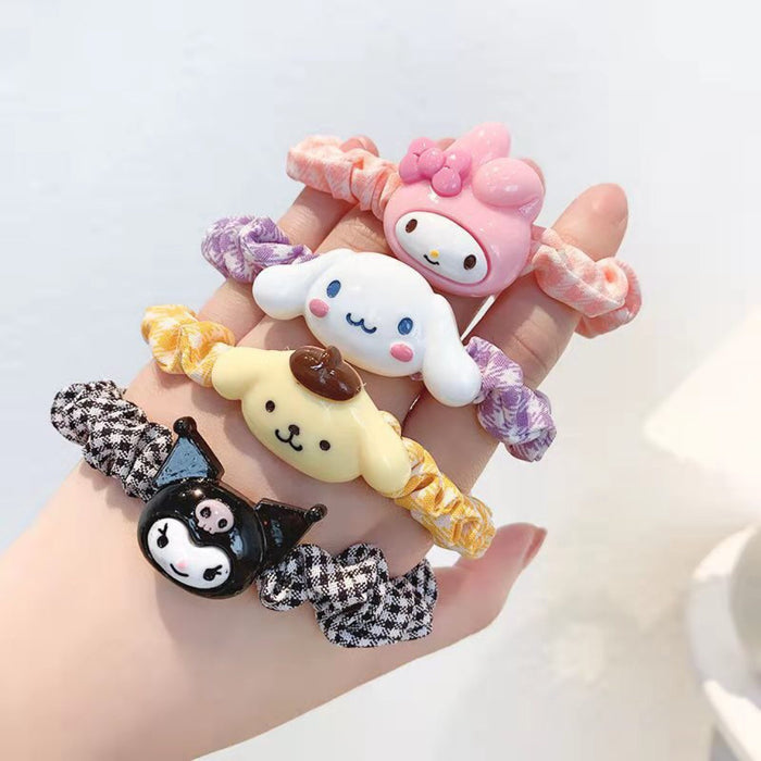 Jewelry WholesaleWholesale cartoon puppy kitten small intestine hair band hair cord JDC-HS-BL002 Hair Scrunchies 冰澜 %variant_option1% %variant_option2% %variant_option3%  Factory Price JoyasDeChina Joyas De China