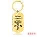 Jewelry WholesaleWholesale Metal Medical Gift Keychain JDC-KC-GangGu040 Keychains 钢古 %variant_option1% %variant_option2% %variant_option3%  Factory Price JoyasDeChina Joyas De China