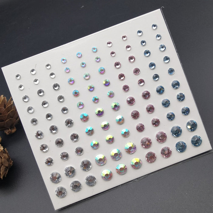 Wholesale acrylic eye makeup sticker pearl face makeup bright diamond MOQ≥2 JDC-EY-WWei001