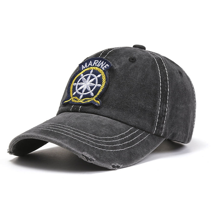 Wholesale Washed Cotton Hat Patch Embroidered Baseball Cap MOQ≥2 JDC-FH-GSYH208