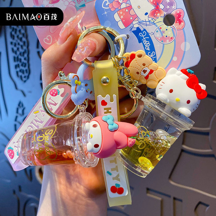 Wholesale Keychains Acrylic Hardware Into Oil Anime Cartoon Cute (M) MOQ≥2 JDC-KC-BaiM059