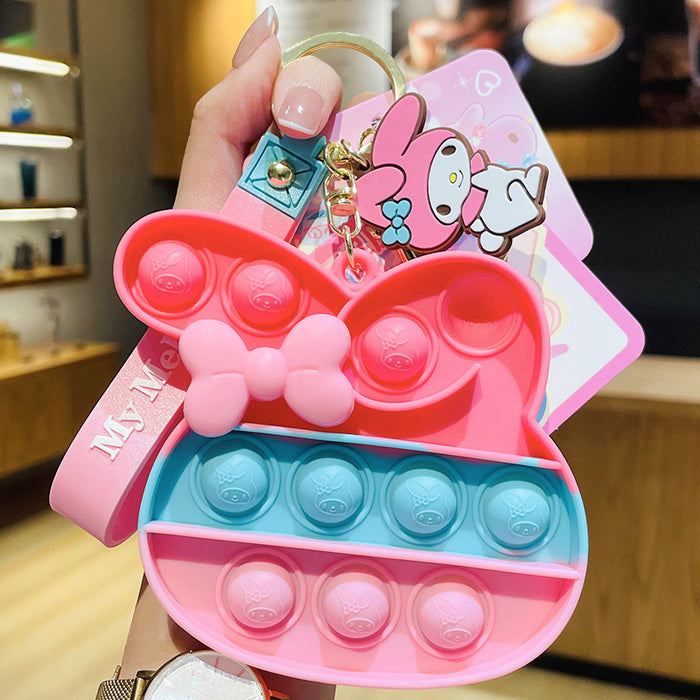 Wholesale Decompression Cartoon Silicone Keychain (M) JDC-KC-ManM022