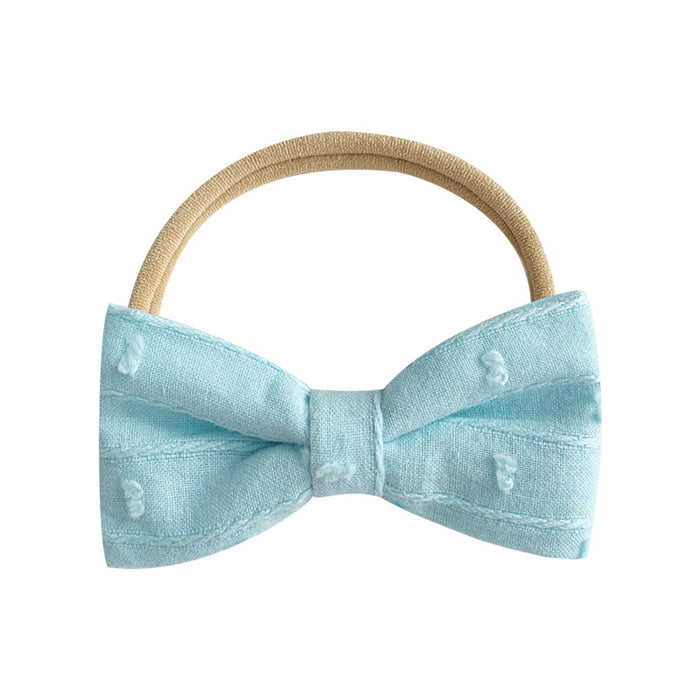 Wholesale Baby Hair Band Handmade 1 Soft Bow Kids Headband MOQ≥10 JDC-HD-JZY001