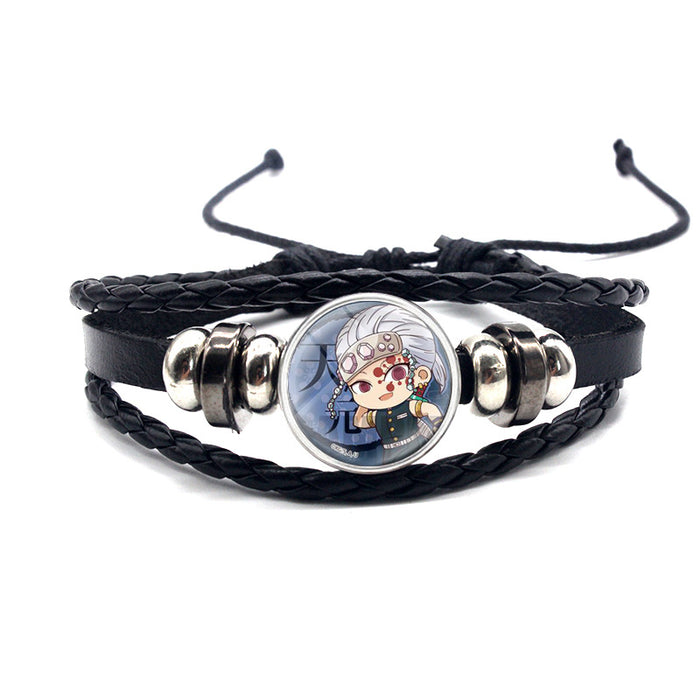 Wholesale cowhide cartoon adjustable bracelet bracelet MOQ≥2 (M) JDC-BT-YanY008