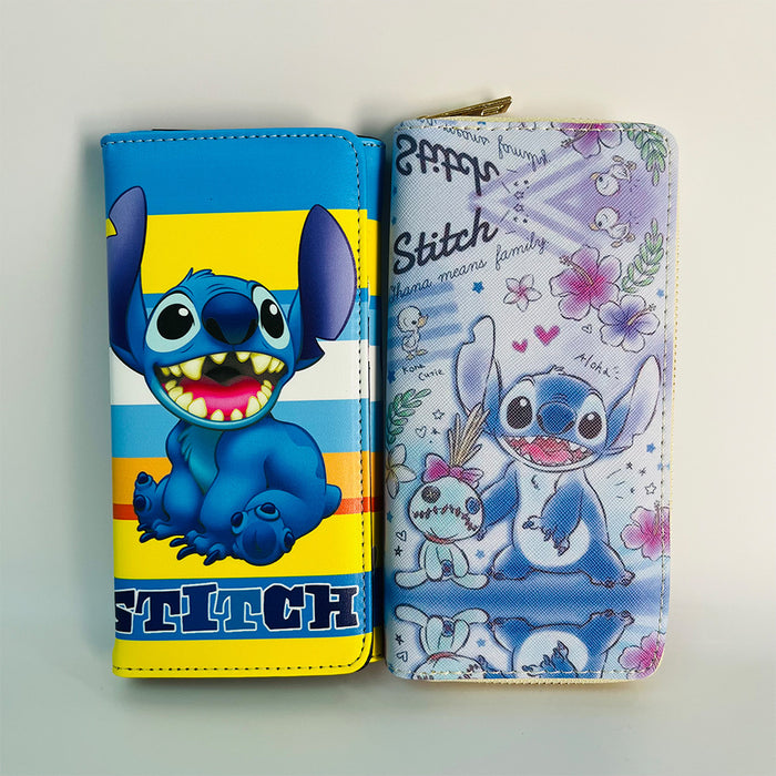 Wholesale wallet PU little monster double-sided long MOQ≥3 JDC-WT-Tengdi001