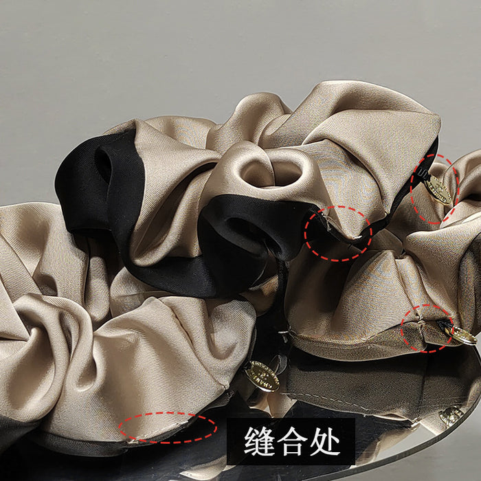 Wholesale Hair Scrunchies Fabric Satin Texture Temperament Elegant JDC-HS-TOC008