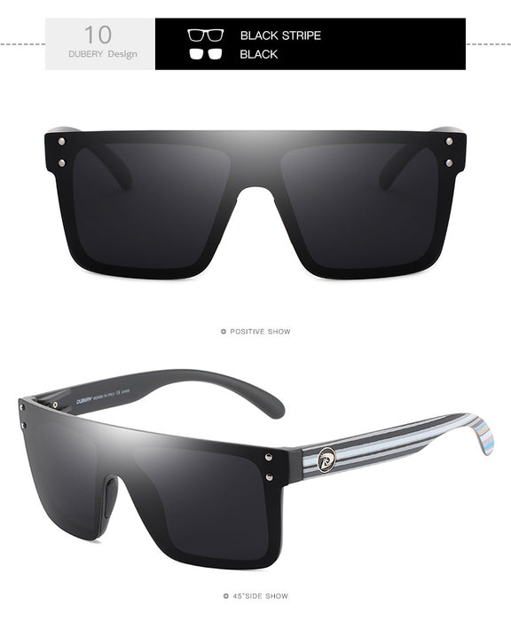 Wholesale One Piece Large Frame Sunglasses Polarized Sports Cycling Glasses without box JDC-SG-TieP012