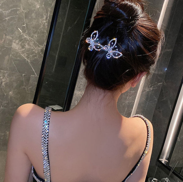 Jewelry WholesaleWholesale Bow Knot Diamond Simple Duck Bill Hair Clip JDC-HC-Muran003 Hair Clips 慕苒 %variant_option1% %variant_option2% %variant_option3%  Factory Price JoyasDeChina Joyas De China