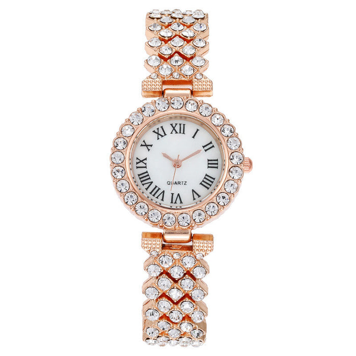 Wholesale Diamond Alloy Ladies Quartz Watch JDC-WH-QiM001