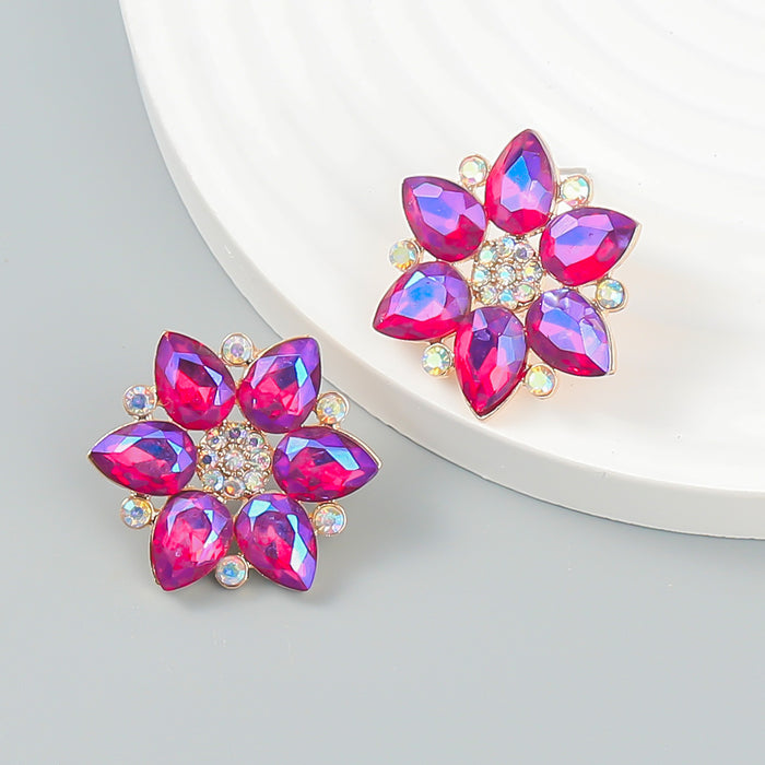 Jewelry WholesaleWholesale Boho Star Color Rhinestone Alloy Earrings JDC-ES-JL942 Earrings 氿乐 %variant_option1% %variant_option2% %variant_option3%  Factory Price JoyasDeChina Joyas De China