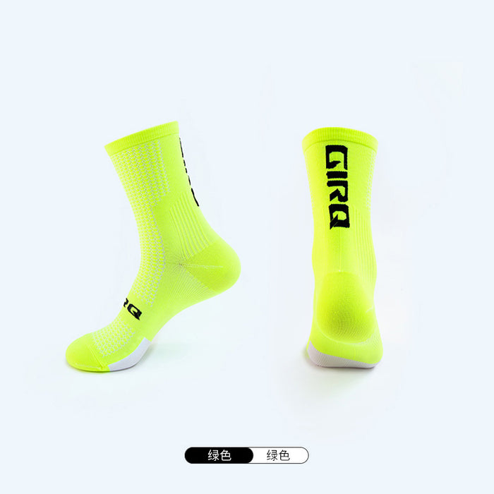 Wholesale mountain bike mid tube riding socks quick dry wear MOQ≥2 JDC-SK-HuaL002