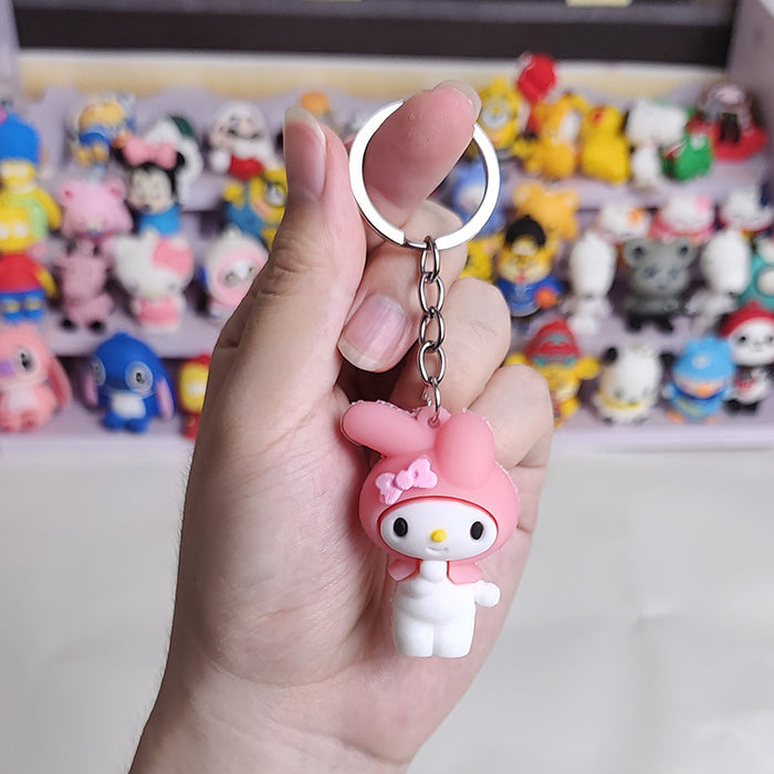 Wholesale Cartoon Series Keychain Cute Doll Bag Hair Ball Pendant (S) JDC-KC-YanA001