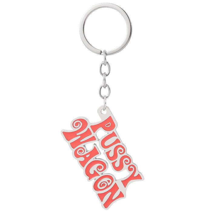 Jewelry WholesaleWholesale Pussy Wagon Metal Keychain MOQ≥2 JDC-KC-ZhuoX001 Keychains 卓星 %variant_option1% %variant_option2% %variant_option3%  Factory Price JoyasDeChina Joyas De China