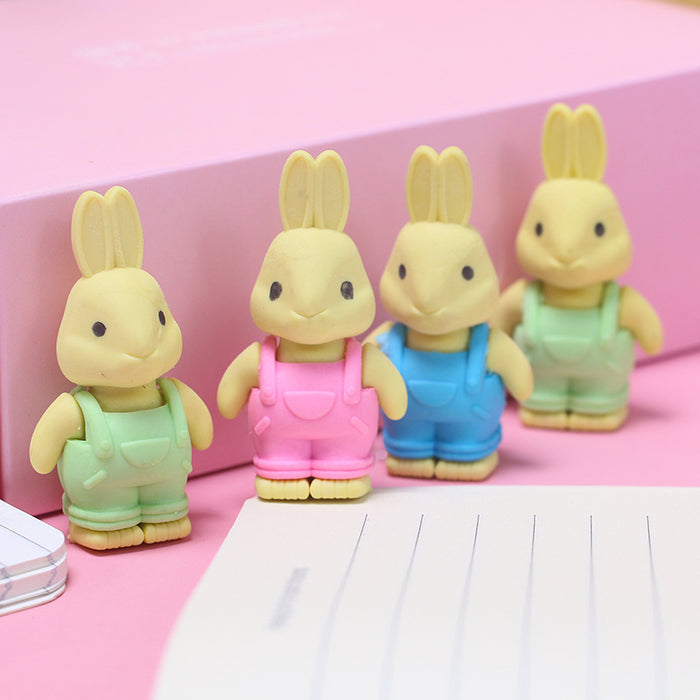 wholesale rubber rabbit cartoon MOQ≥10 JDC-ERA-QHJ001