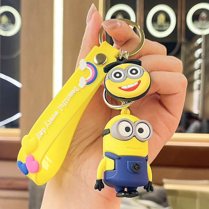 Wholesale Cartoon Silicone Doll Keychain JDC-KC-BXin004