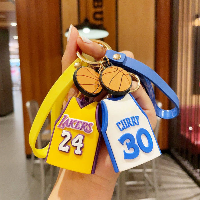 Wholesale Keychains PVC Cute Jersey JDC-KC-MXiong015