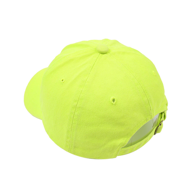 Wholesale fluorescent solid color baseball cap personality sports curved brim MOQ≥2 JDC-FH-BZuZu001
