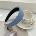 Jewelry WholesaleWholesale periwinkle blue sponge hair band JDC-HD-Suim003 Headband 随敏 %variant_option1% %variant_option2% %variant_option3%  Factory Price JoyasDeChina Joyas De China