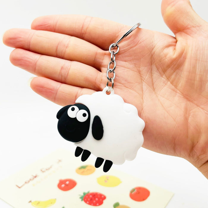 Wholesale Keychains PVC Lamb Cartoon Cute (M) JDC-KC-XiangY037