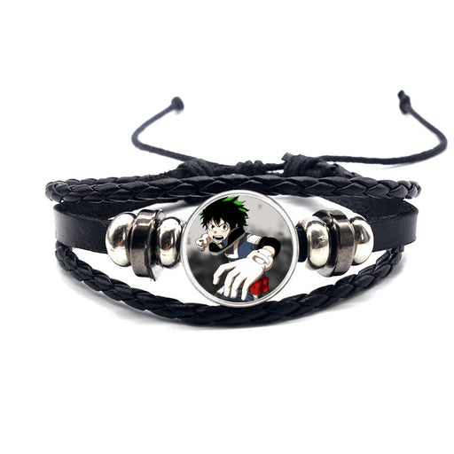 Jewelry WholesaleWholesale Accessories Leather Bracelet Braided Adjustable MOQ≥2 (M) JDC-BT-YanY015 Bracelet 炎源 %variant_option1% %variant_option2% %variant_option3%  Factory Price JoyasDeChina Joyas De China