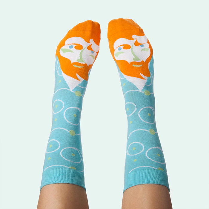 Wholesale socks fabric cartoon personality painting tide socks cotton socks JDC-SK-QAng012