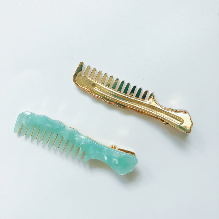 Wholesale Acrylic Comb Hair Clip MOQ≥3 JDC-HC-XingYi003