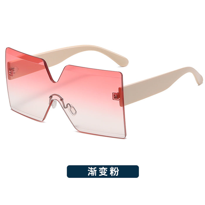 Jewelry WholesaleWholesale large frame frameless PC lens sunglasses JDC-SG-SengB014 Sunglasses 森邦 %variant_option1% %variant_option2% %variant_option3%  Factory Price JoyasDeChina Joyas De China