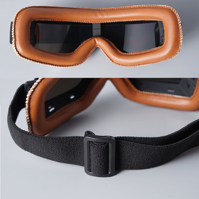 Wholesale Goggles PC Retro Windproof Motorcycle MOQ≥2 JDC-SG-XunLong001